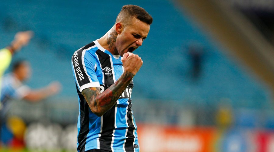 [Luan celebra vaga do Grêmio à final da Libertadores: 