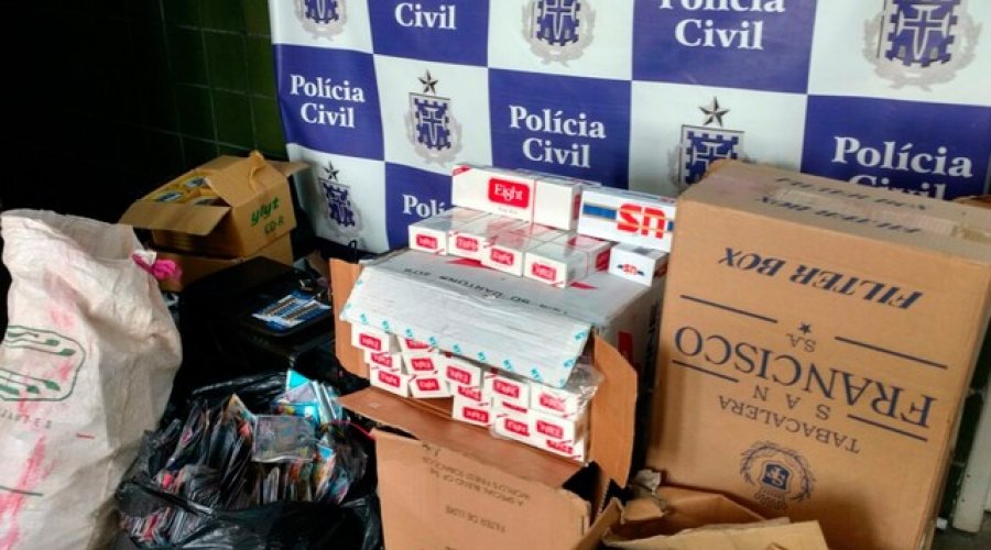 [Cigarros ilegais e munições de uso restrito das forças armadas são apreendidos em Senhor do Bonfim]
