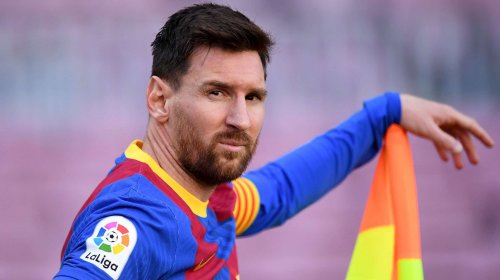 [Ronaldinho pede permanência de Messi no Barcelona: 
