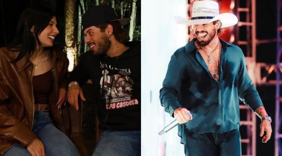 [Zé Felipe altera verso de música antiga e faz homenagem a Ana Castela]