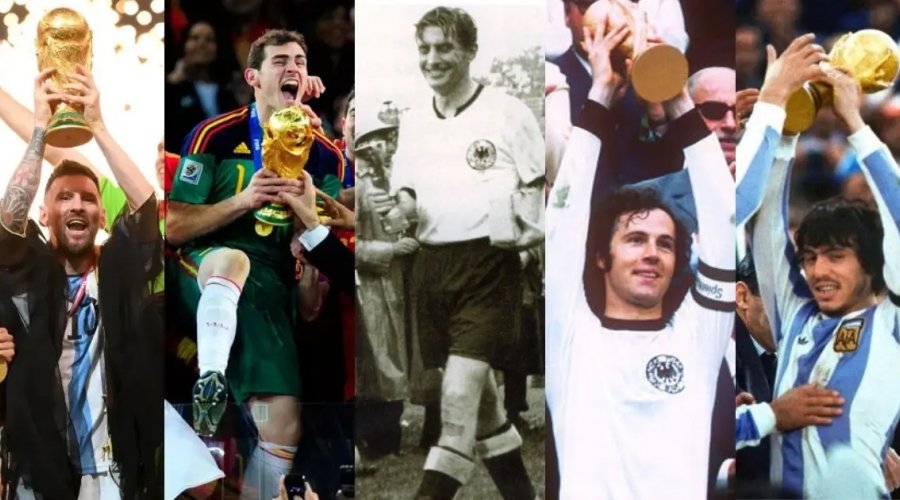 [Cinco campeãs da Copa do Mundo levantaram a taça mesmo após derrotas na campanha]